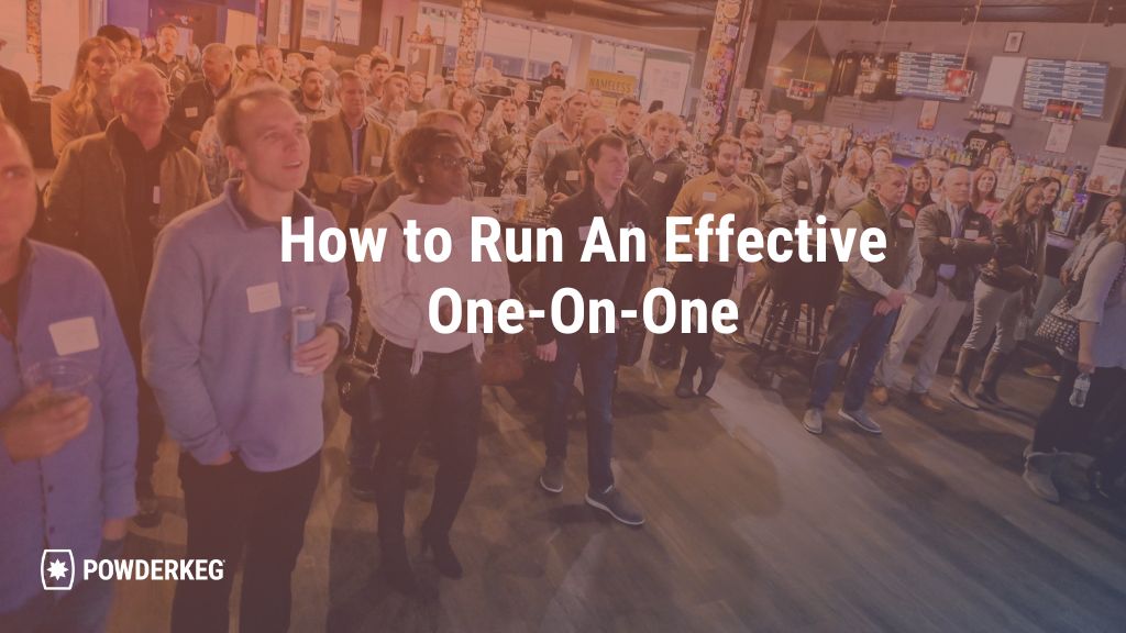 How to Run An Effective One-On-One